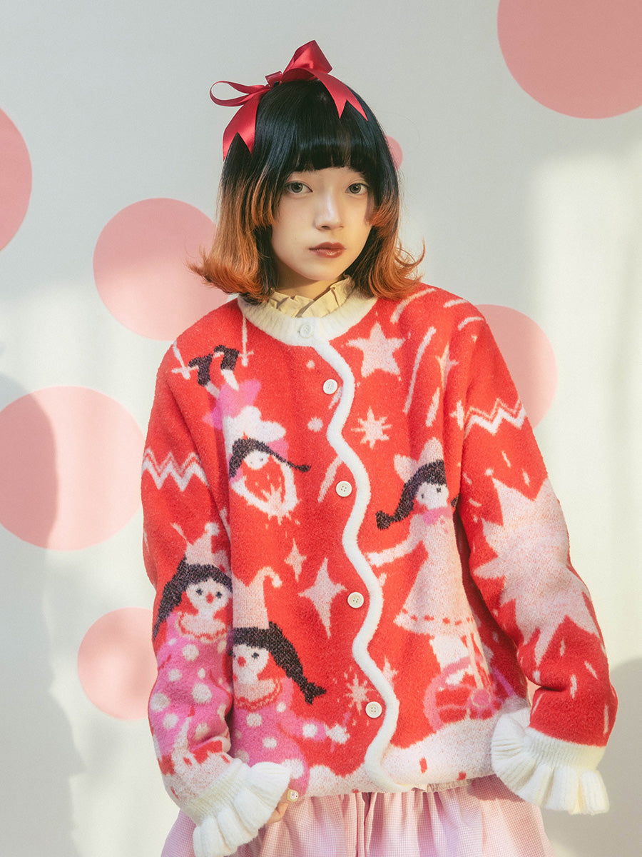 Meugler Fantasy Circus Candy Fairy Cardigan – Soft, Cozy & Whimsical by Land Decora