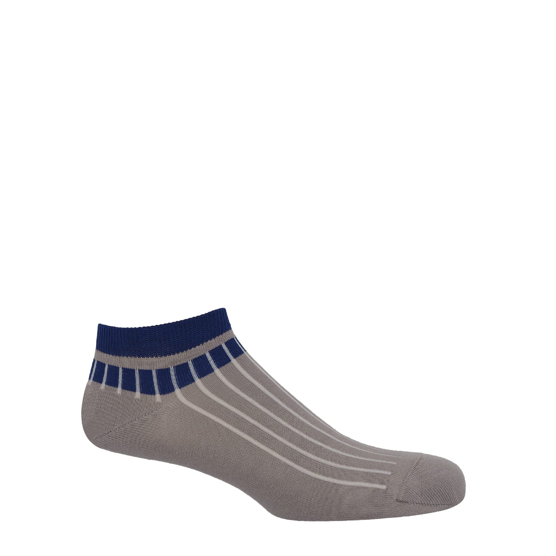 Old School Men's Trainer Socks - Grey by Peper Harow