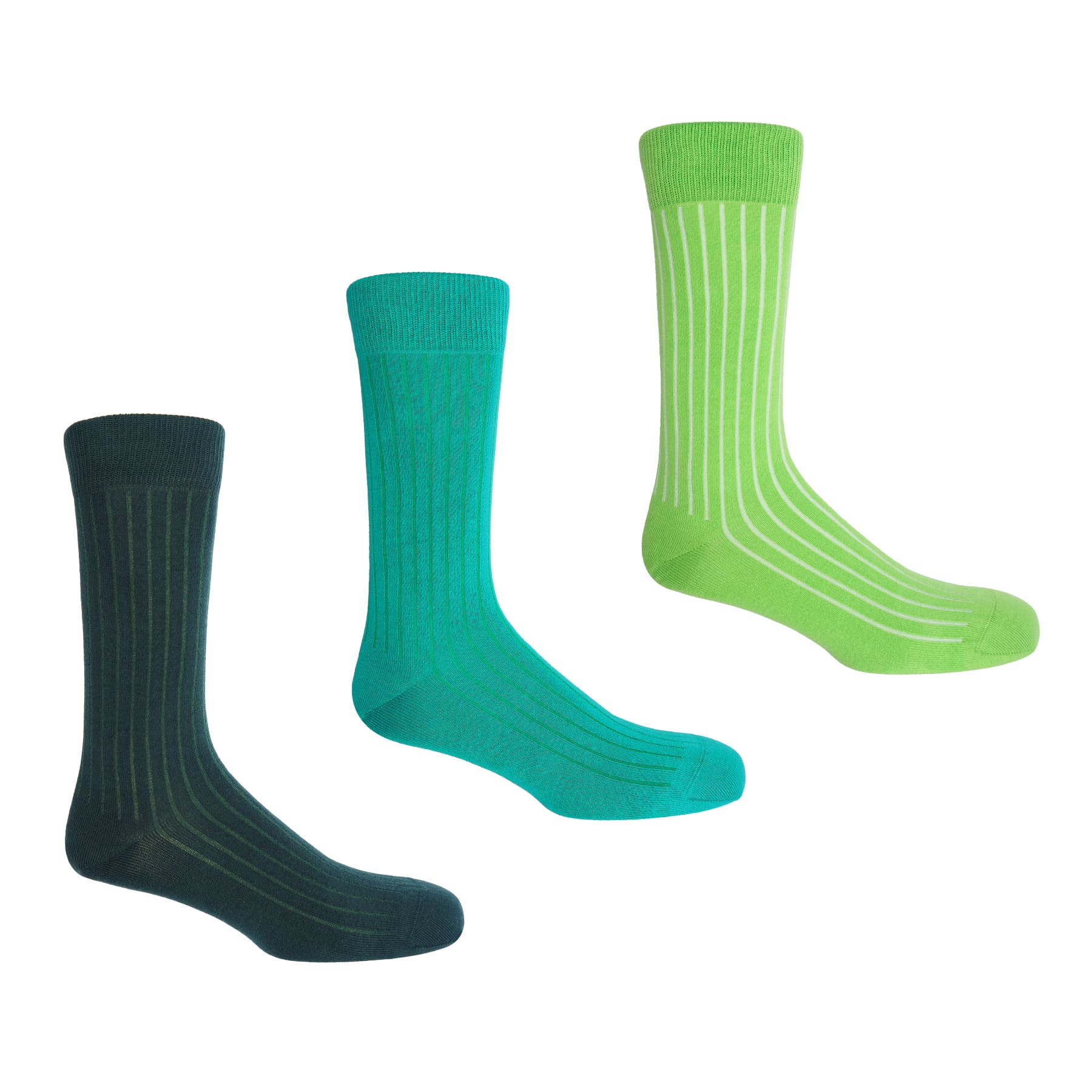 3 Pack Essential Men's Socks - Verdant by Peper Harow