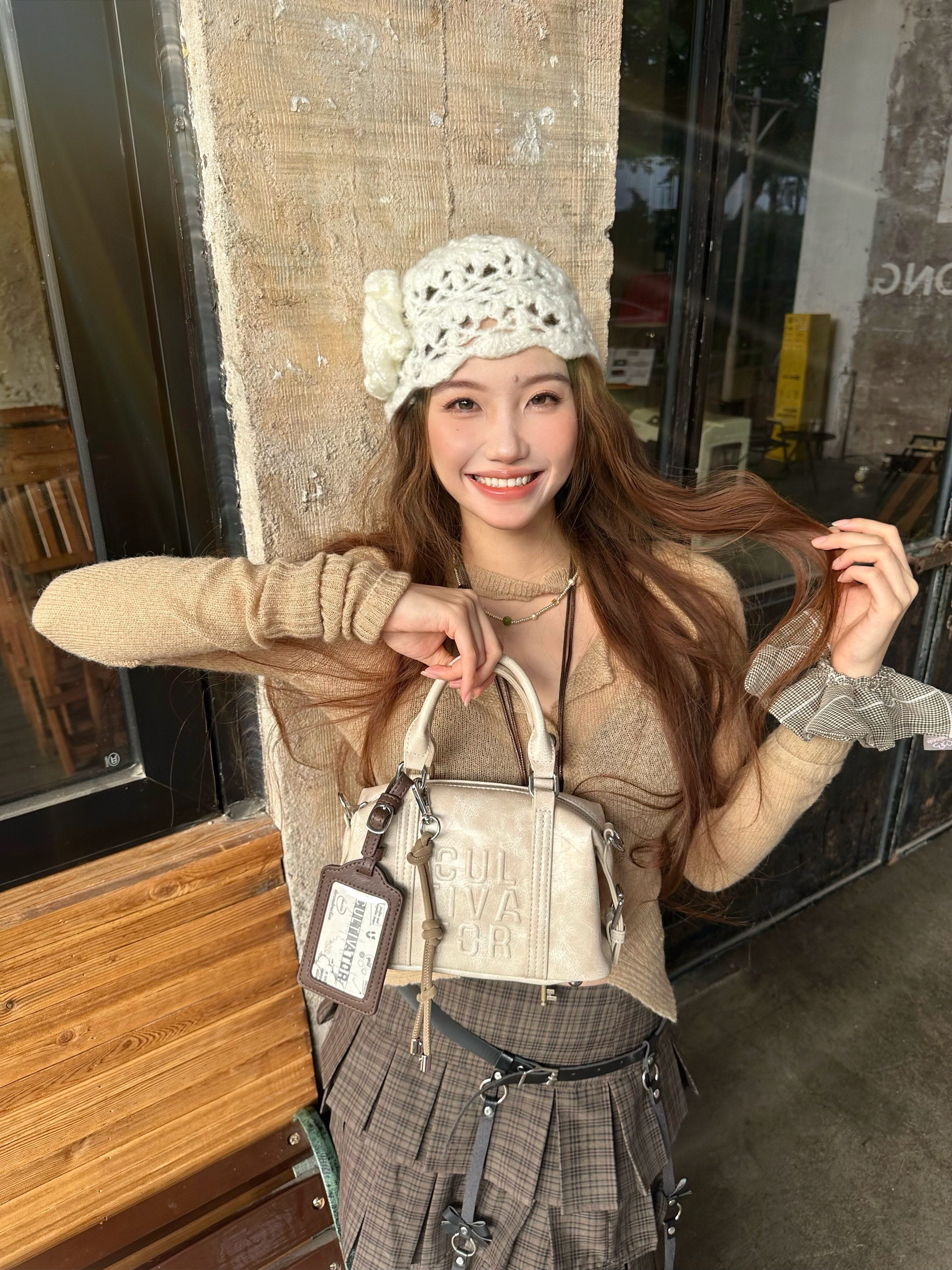 Vintage Colorblock Boston Bag - Cultivator by Land Decora