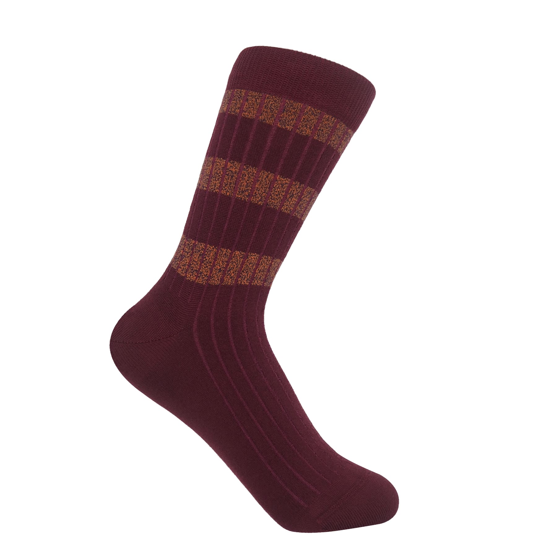 Old School Women's Socks - Maroon by Peper Harow