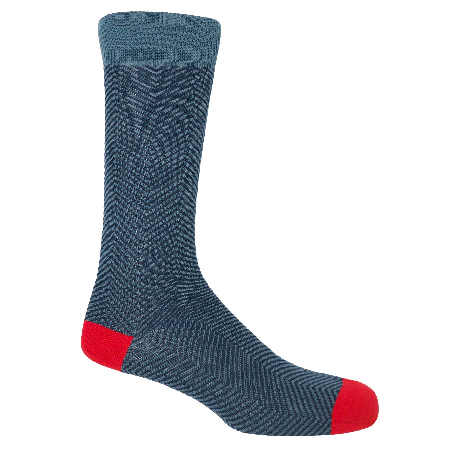 Lux Taylor Men's Socks - Blue by Peper Harow