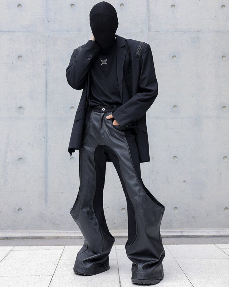 Niche Padded Shoulder Zip Blazer by OFFCULTURE