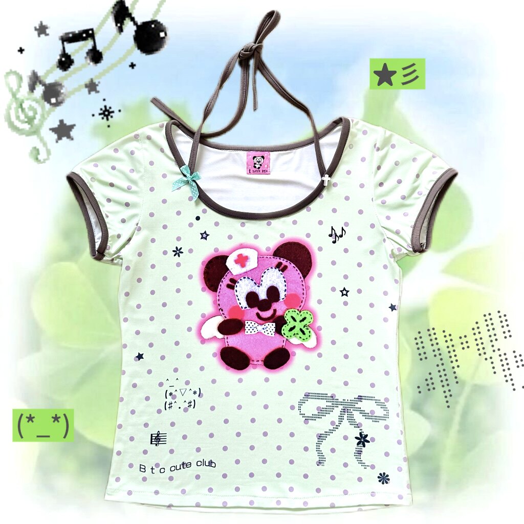 Y2K Lucky Clover Tee - Bodytalk by Land Decora