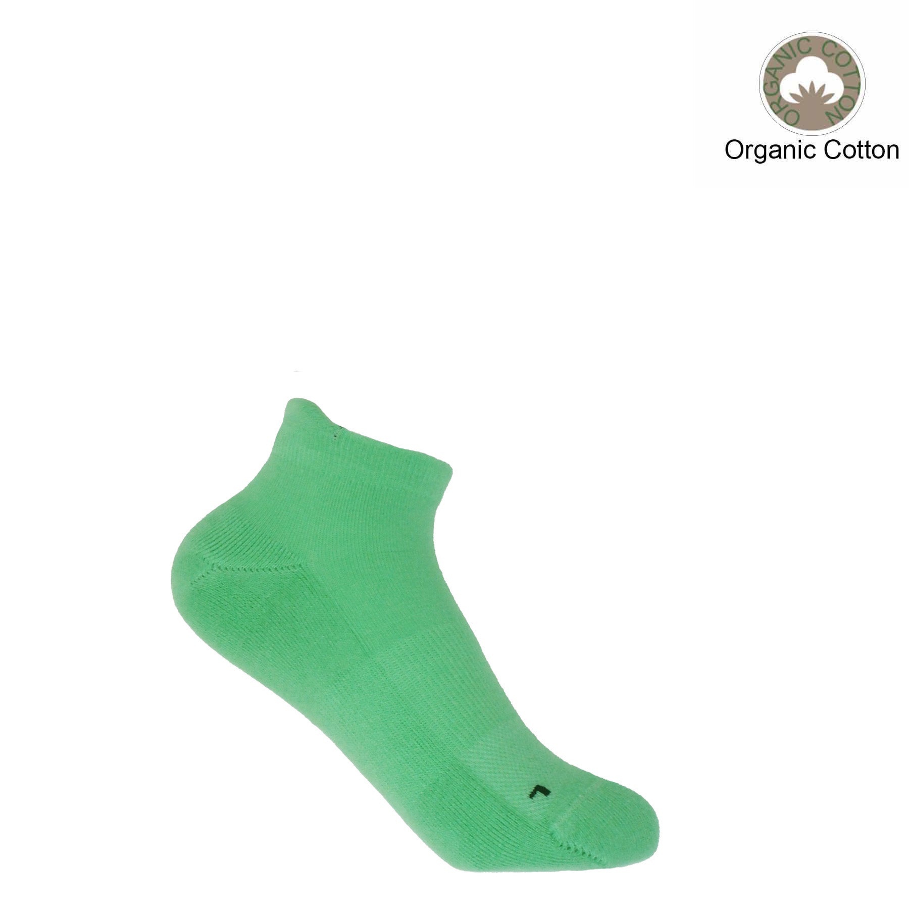 Organic Women's Trainer Sport Socks - Green by Peper Harow