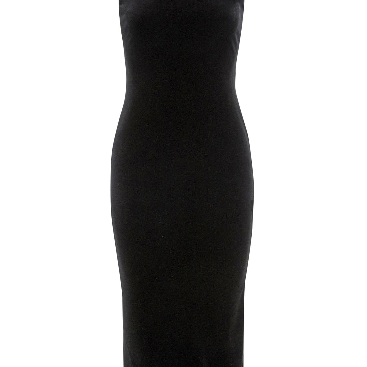 Sweetheart Neckline Bodycon Dress In Velvet And Gold Lace By Sarvin by Sarvin