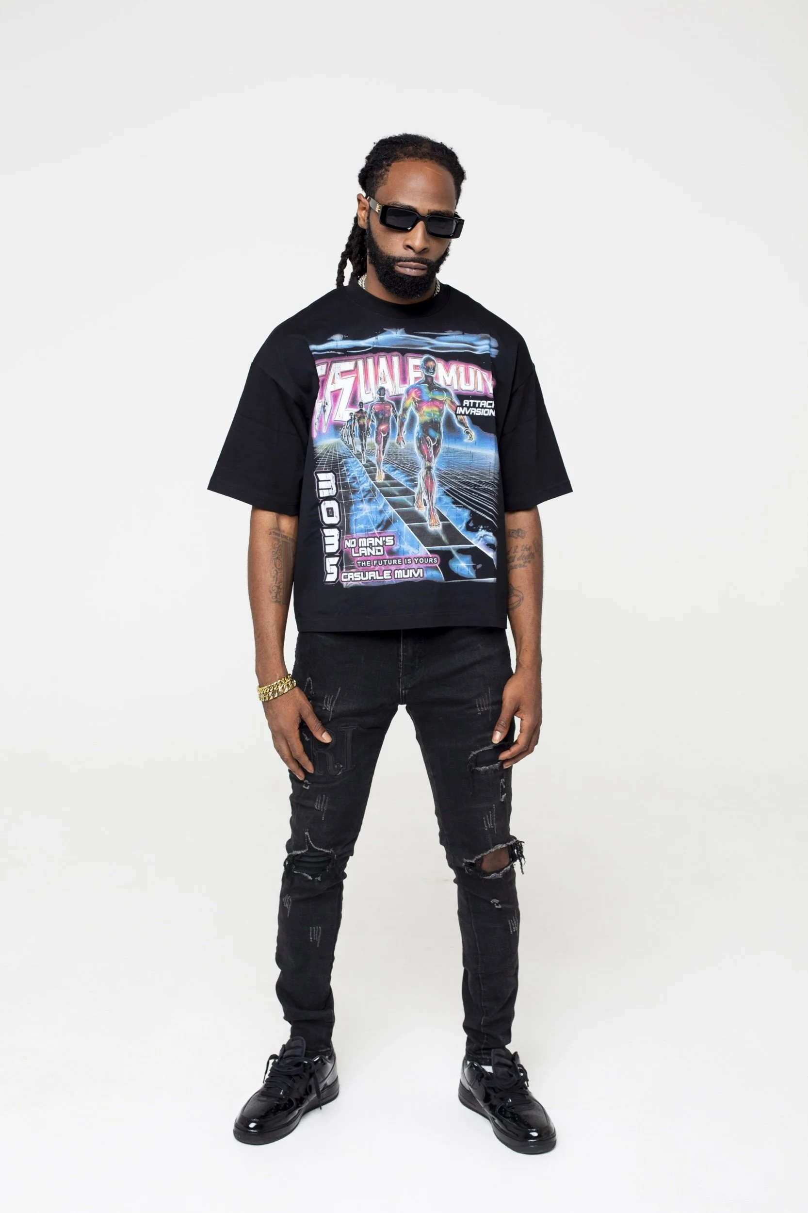 No Mans Land T-Shirt by Casuale Muivi