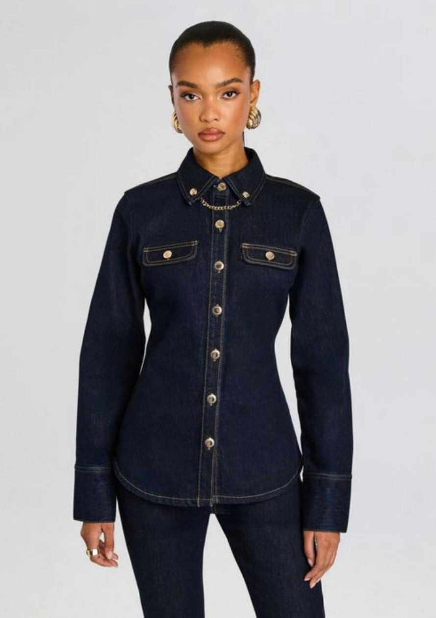 Retrofete Jorun Denim Shirt by Sierra Deene