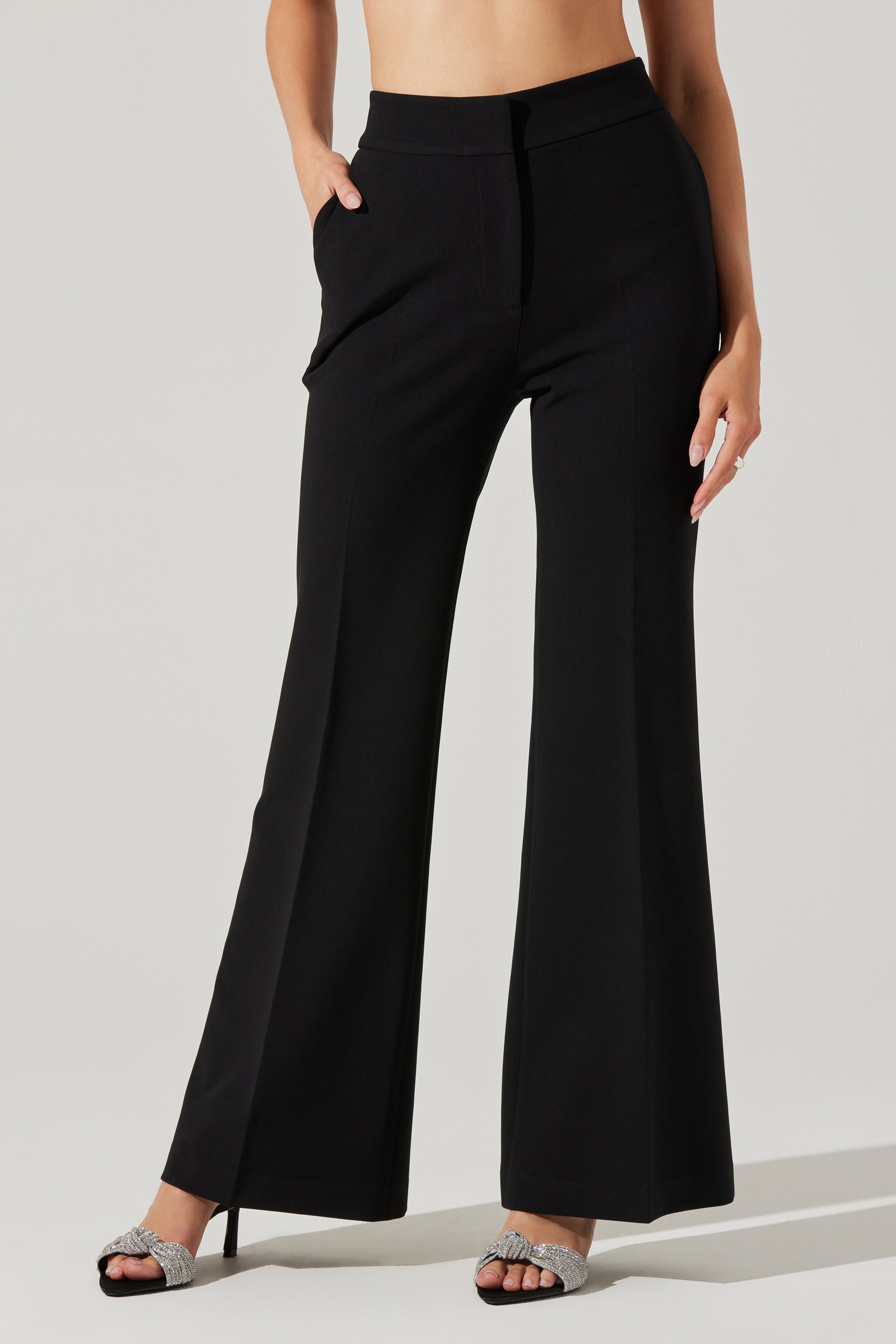 Lawson High-Waisted Trouser Pants by Sierra Deene