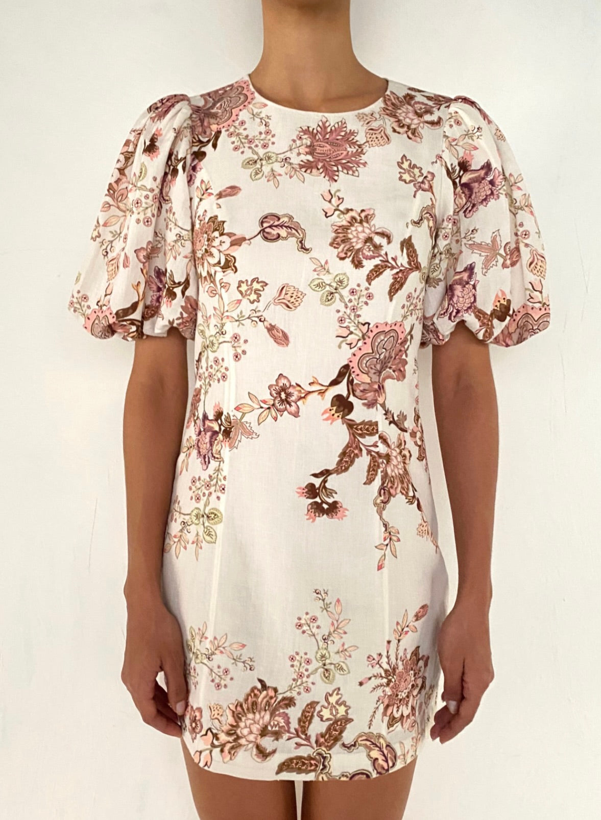 Diza Puff Sleeve Mini Dress by Sierra Deene