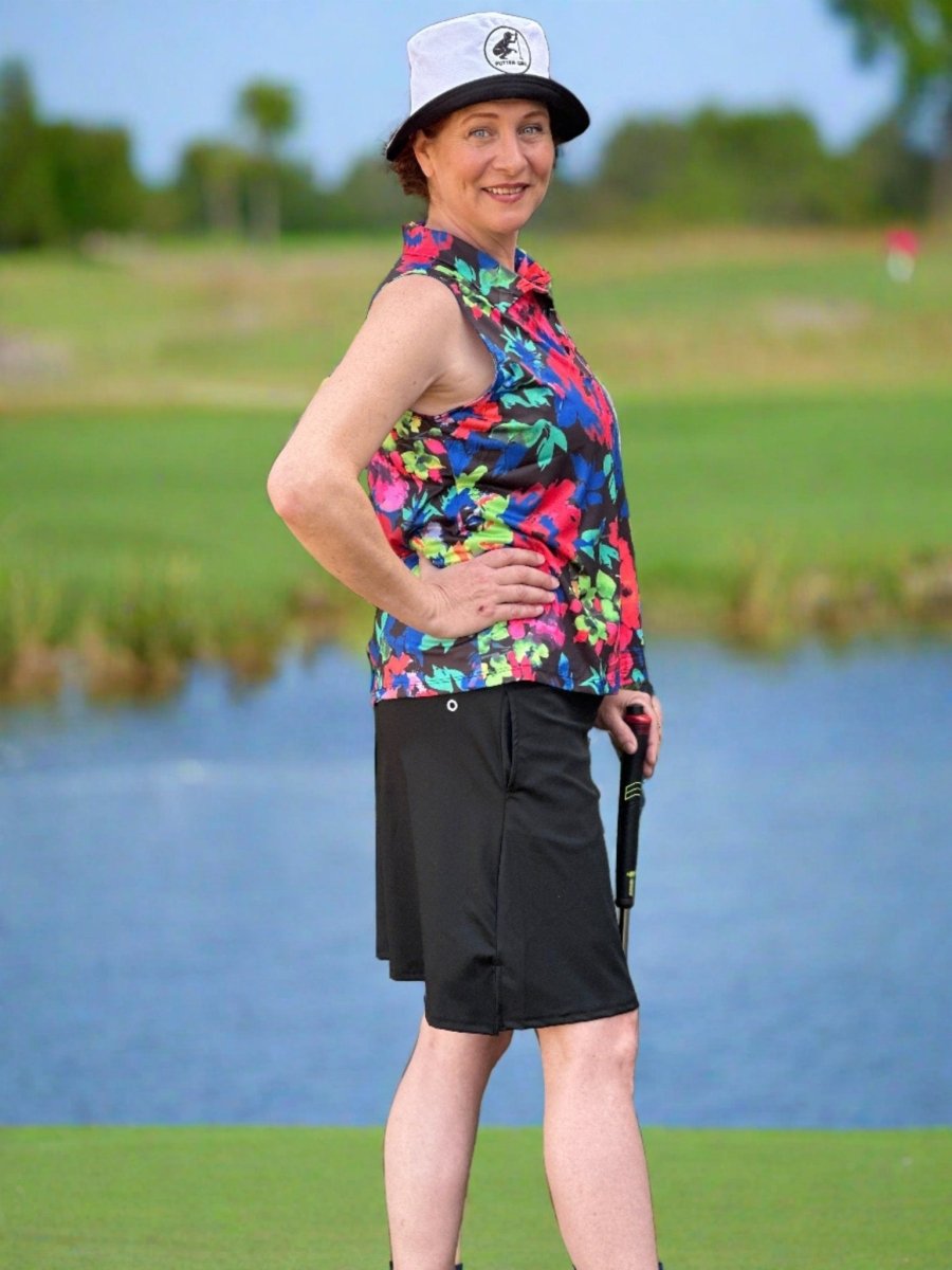 A Little Long Black Skirt by Putter Girl