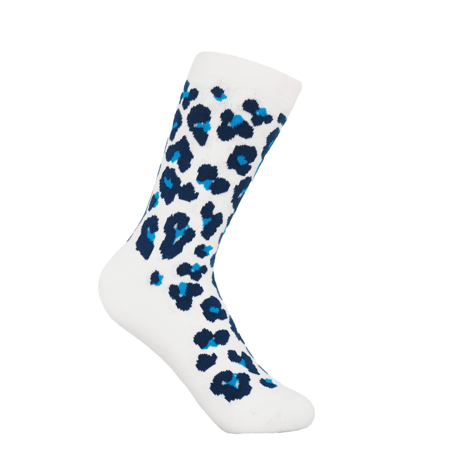 Leopard Women's Socks - White by Peper Harow