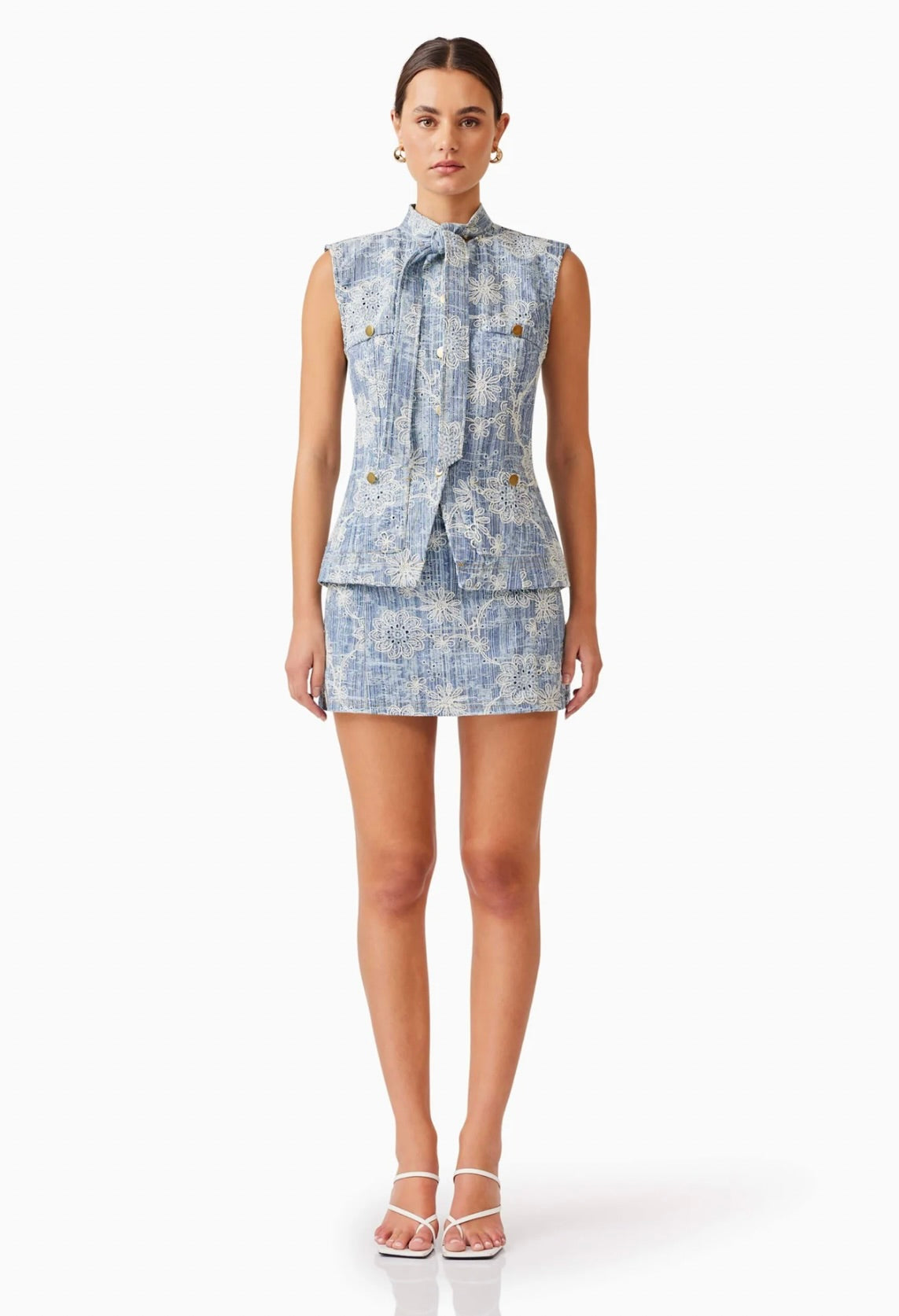 Monica Denim Skirt by Sierra Deene