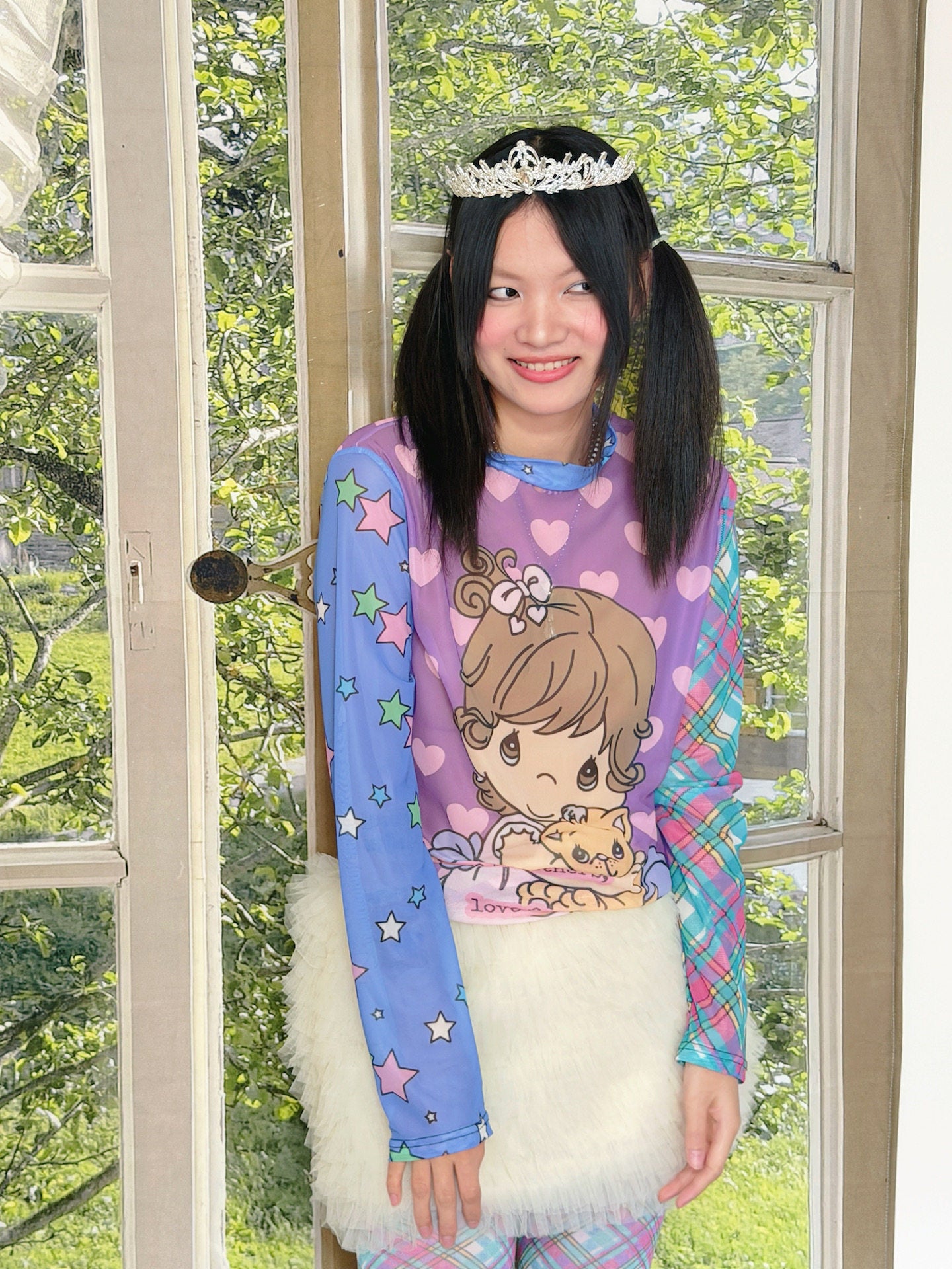 Harajuku Angel Mesh Top - bunnybunnygun by Land Decora