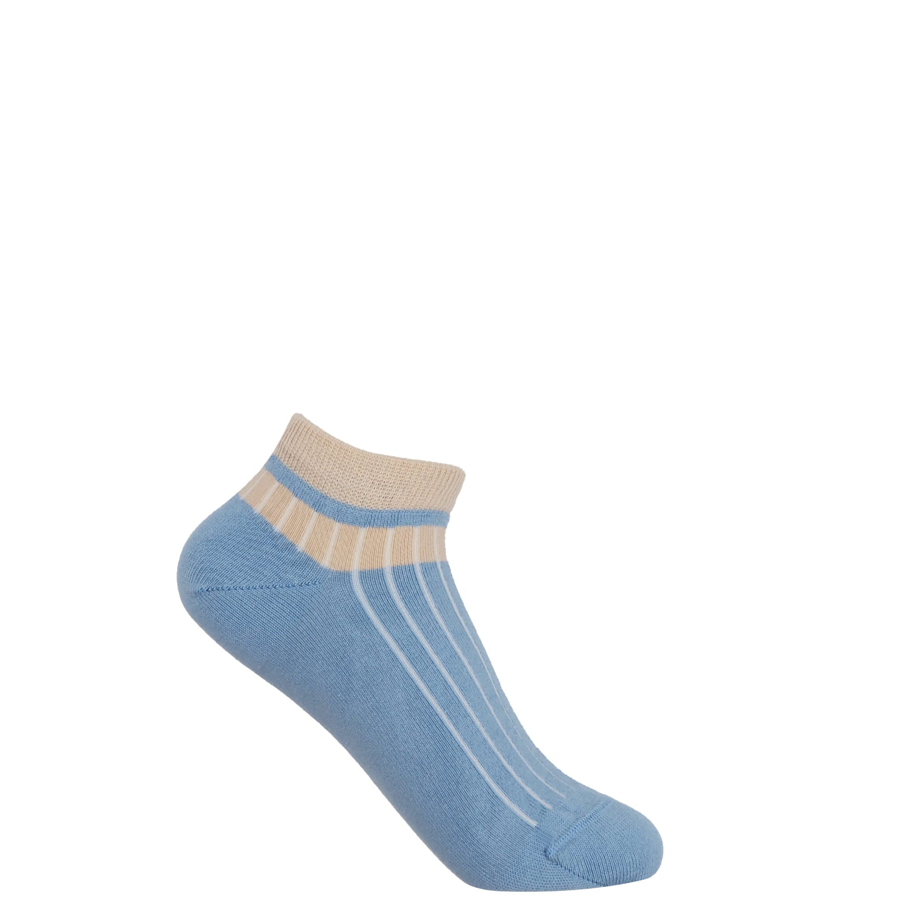 Old School Women's Trainer Socks - Blue by Peper Harow