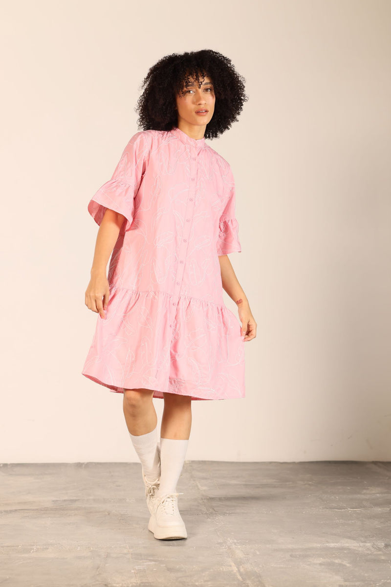 BLUSH ZELDA DRESS by Maude Vivante