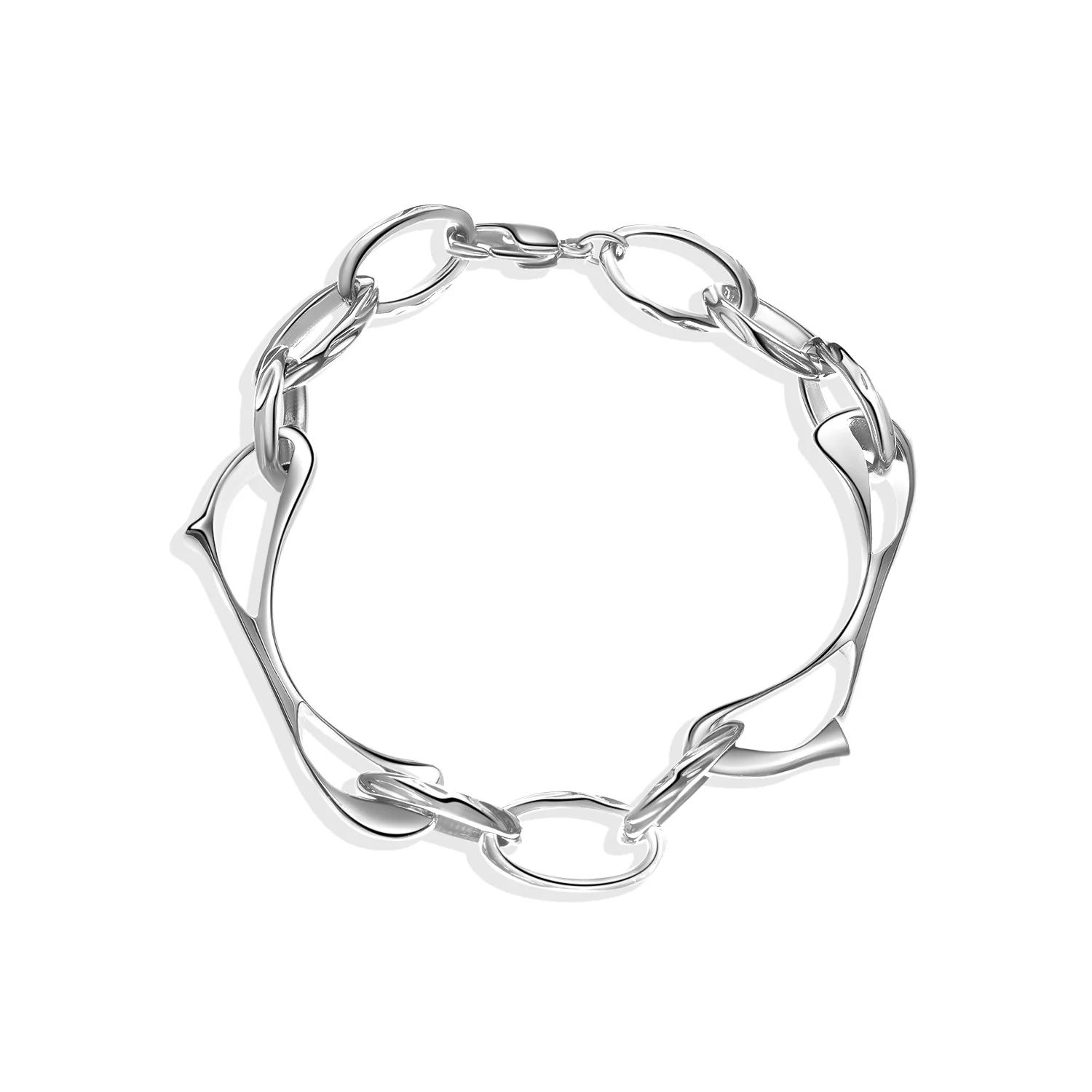 Flow|Interlinked Bracelet - Sculptural & Unisex by Outsider Artist