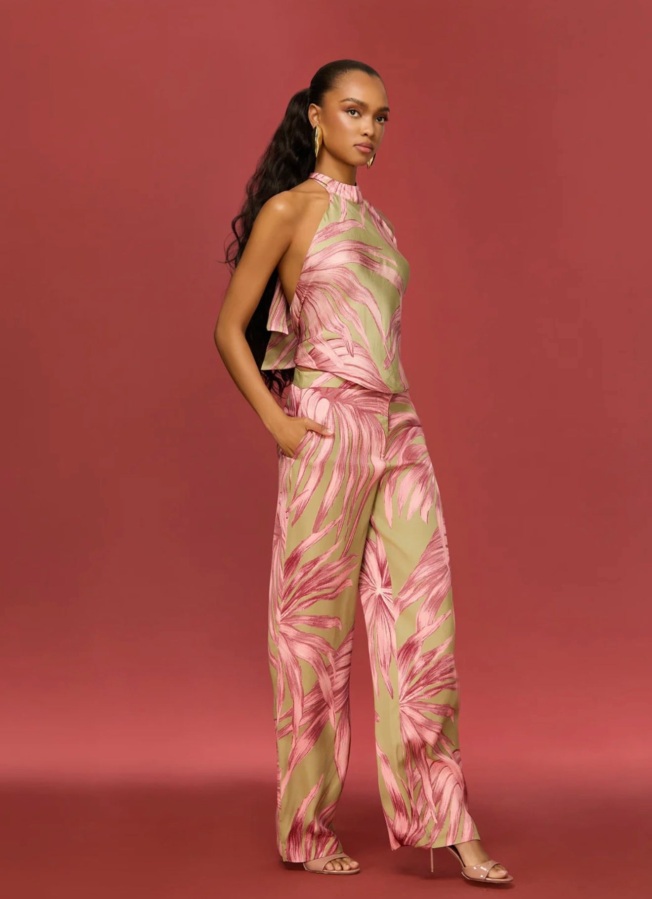 Rococo Sand Fawn Straight Pants by Sierra Deene