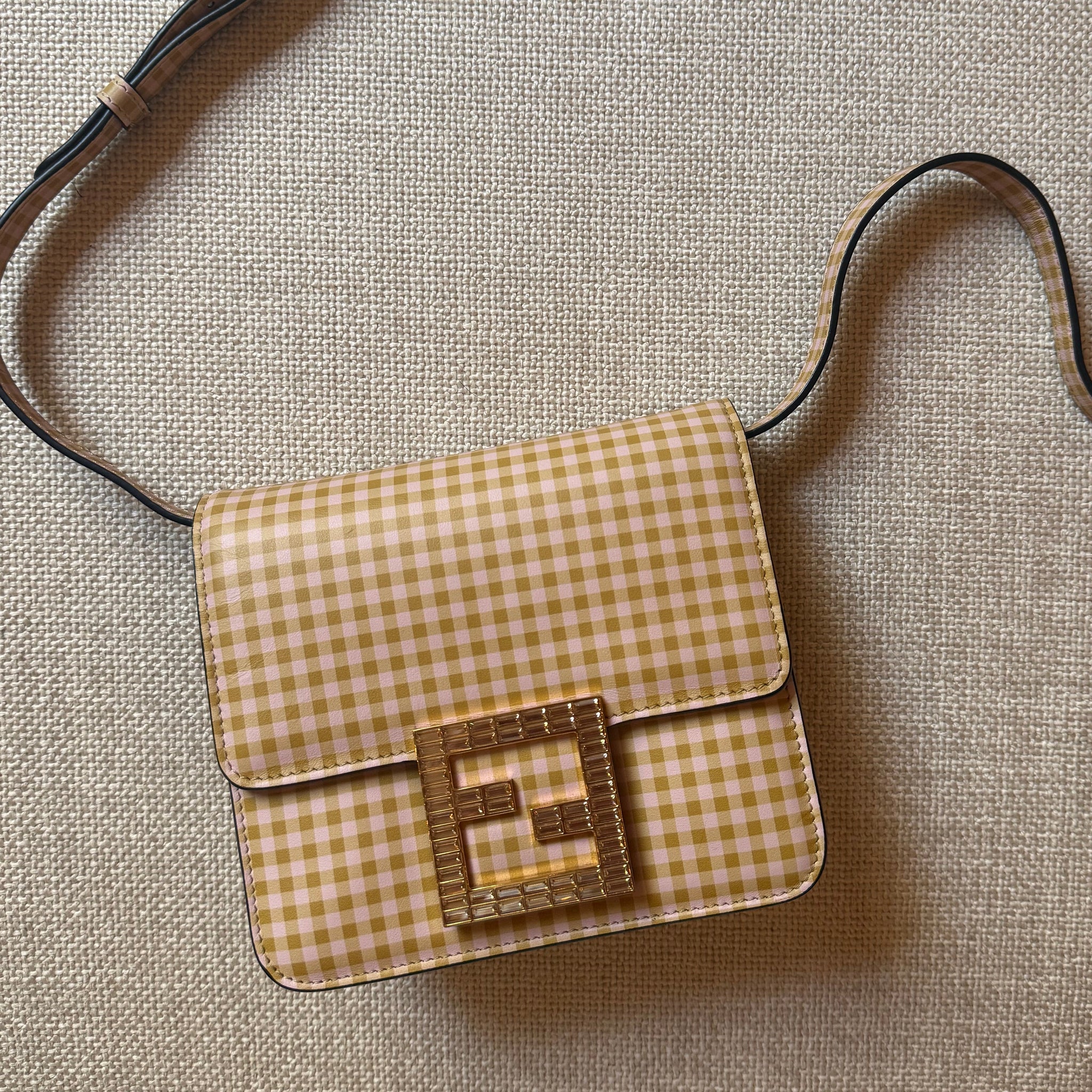 Fendi Fab Crystal & Gingham by The Vintage New Yorker