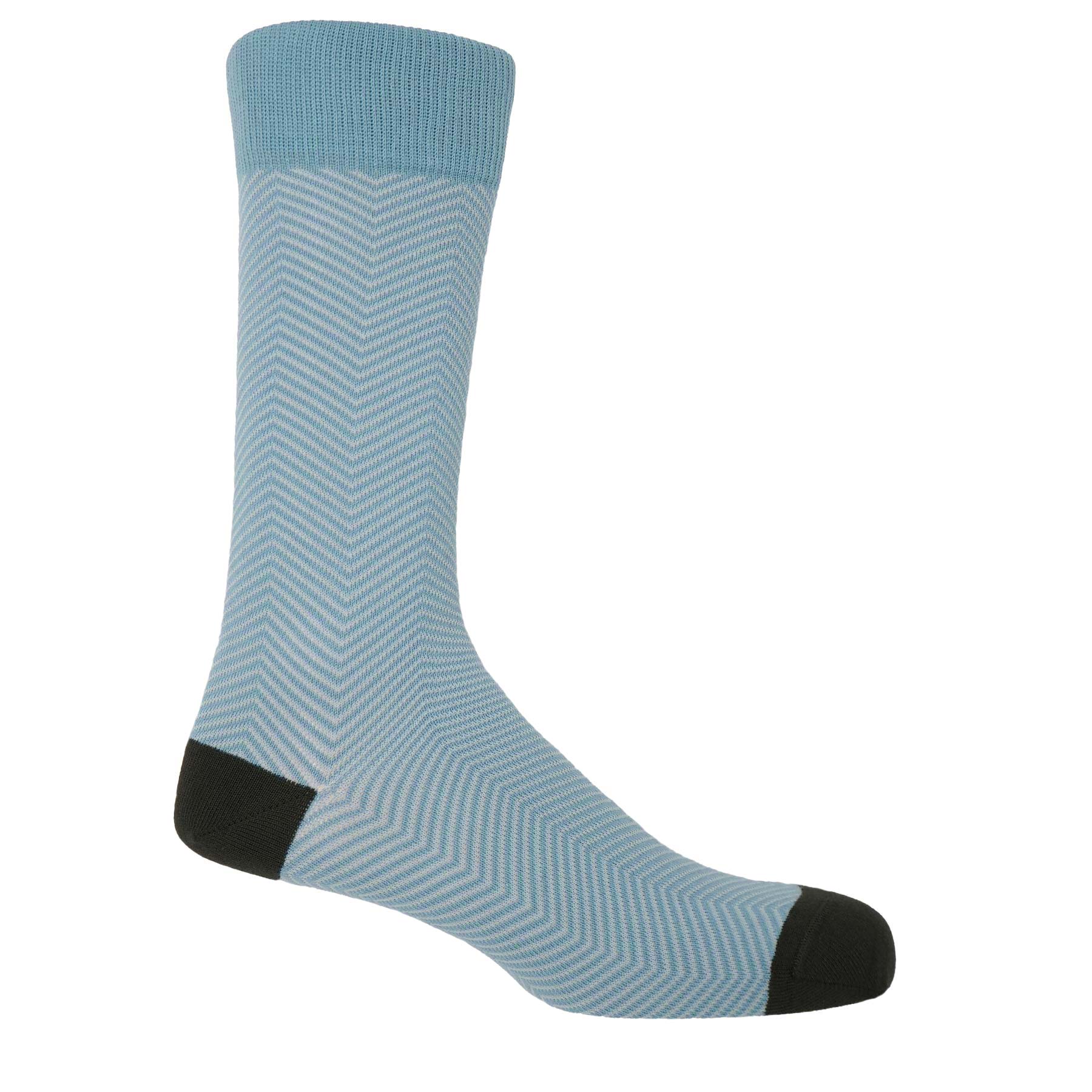 Lux Taylor Men's Socks - Sky by Peper Harow