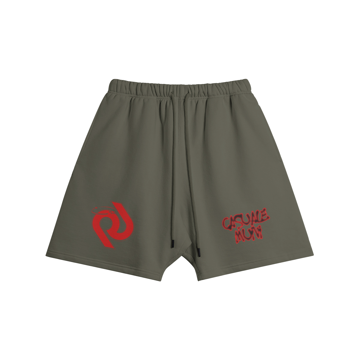 Girl On Fire Shorts by Casuale Muivi