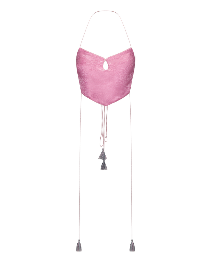 Dong Cropped Reversible Apron Top x Bimbo Biology by DAWANG