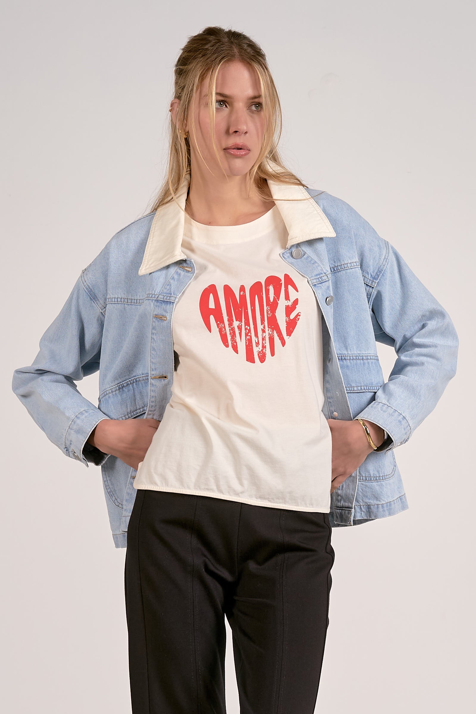 Elan Gia Denim Jacket by Sierra Deene
