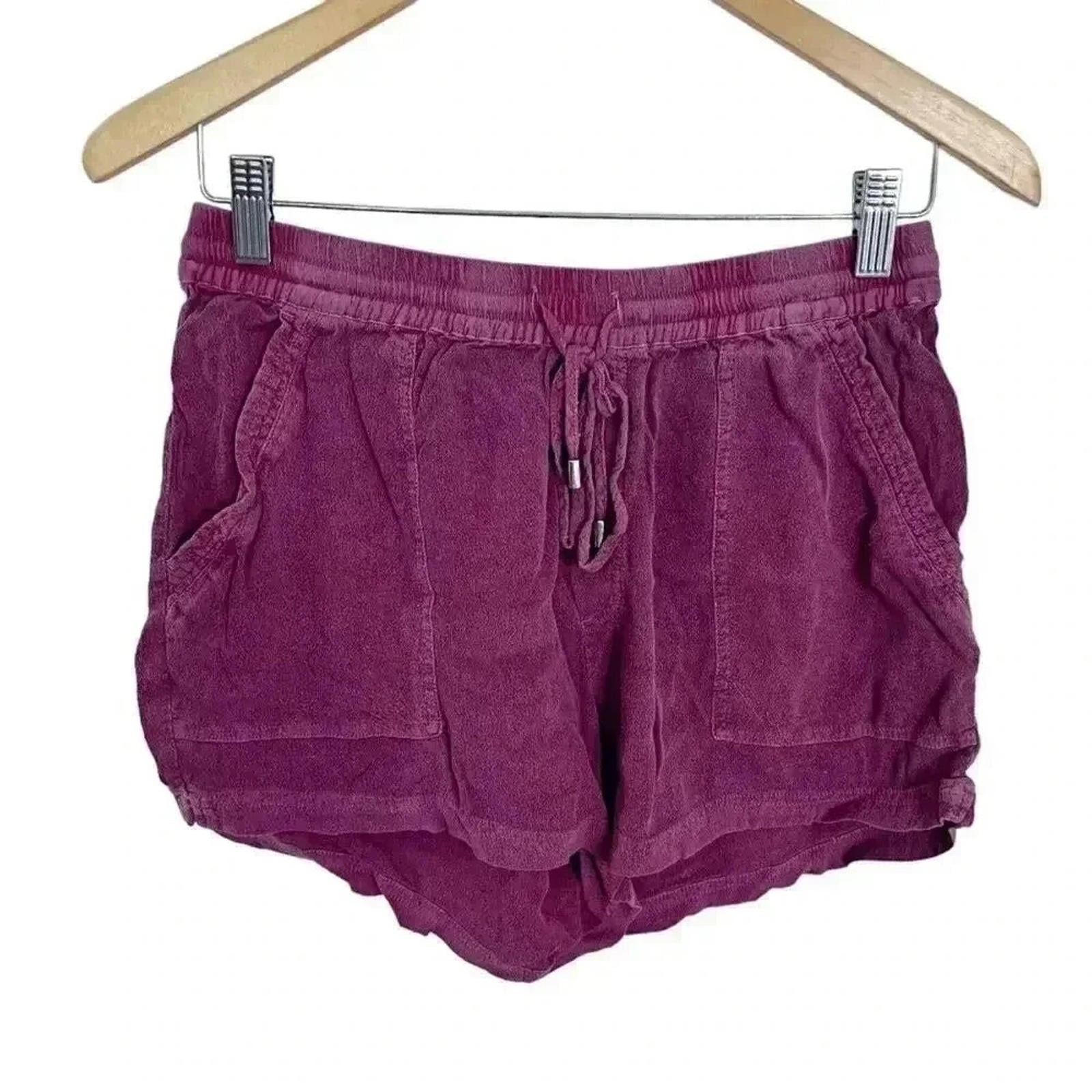Anthropologie Hei Hei Red Flowy Drawstring Shorts Women's Size XS by Hot Girl Secondhand