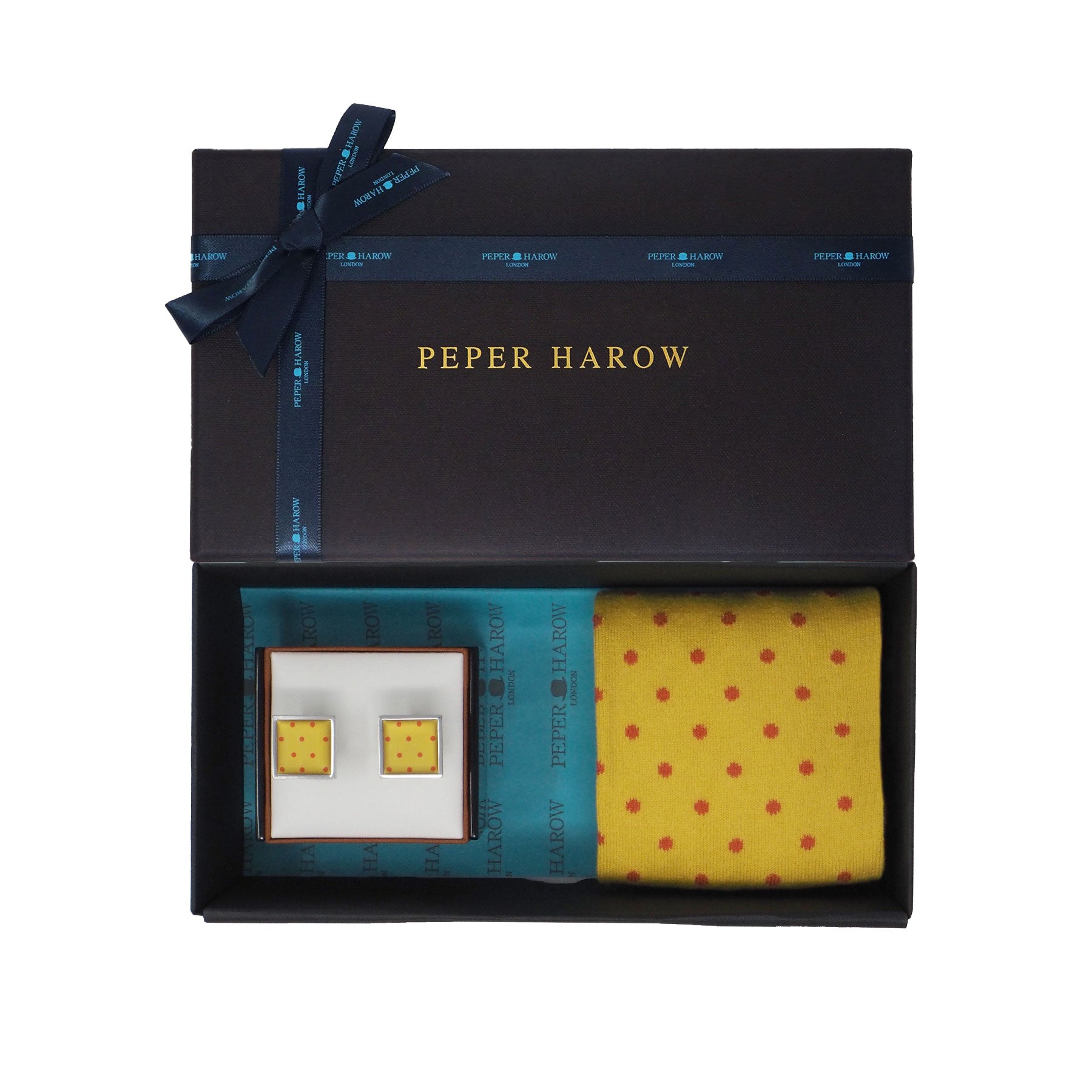 Honey Men's Cufflink Gift Box by Peper Harow