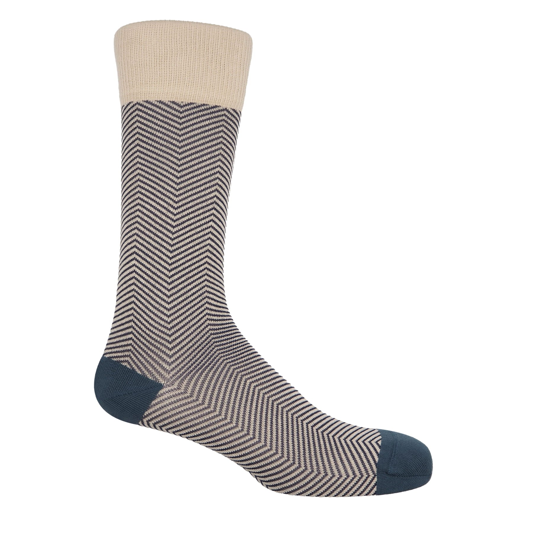 Lux Taylor Men's Socks - Ecru by Peper Harow