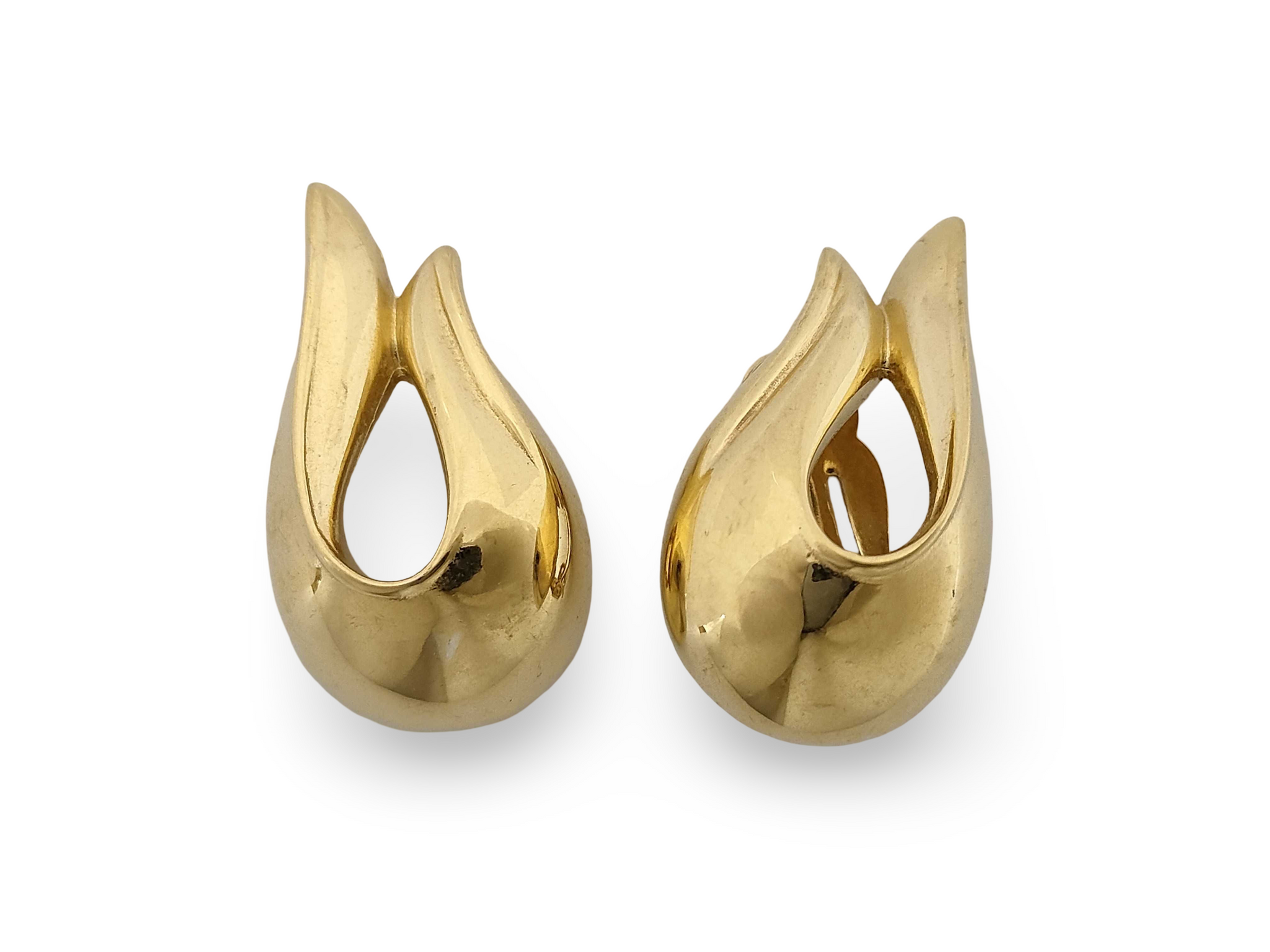 Givenchy Ribbon Loop Earrings by The Vintage New Yorker