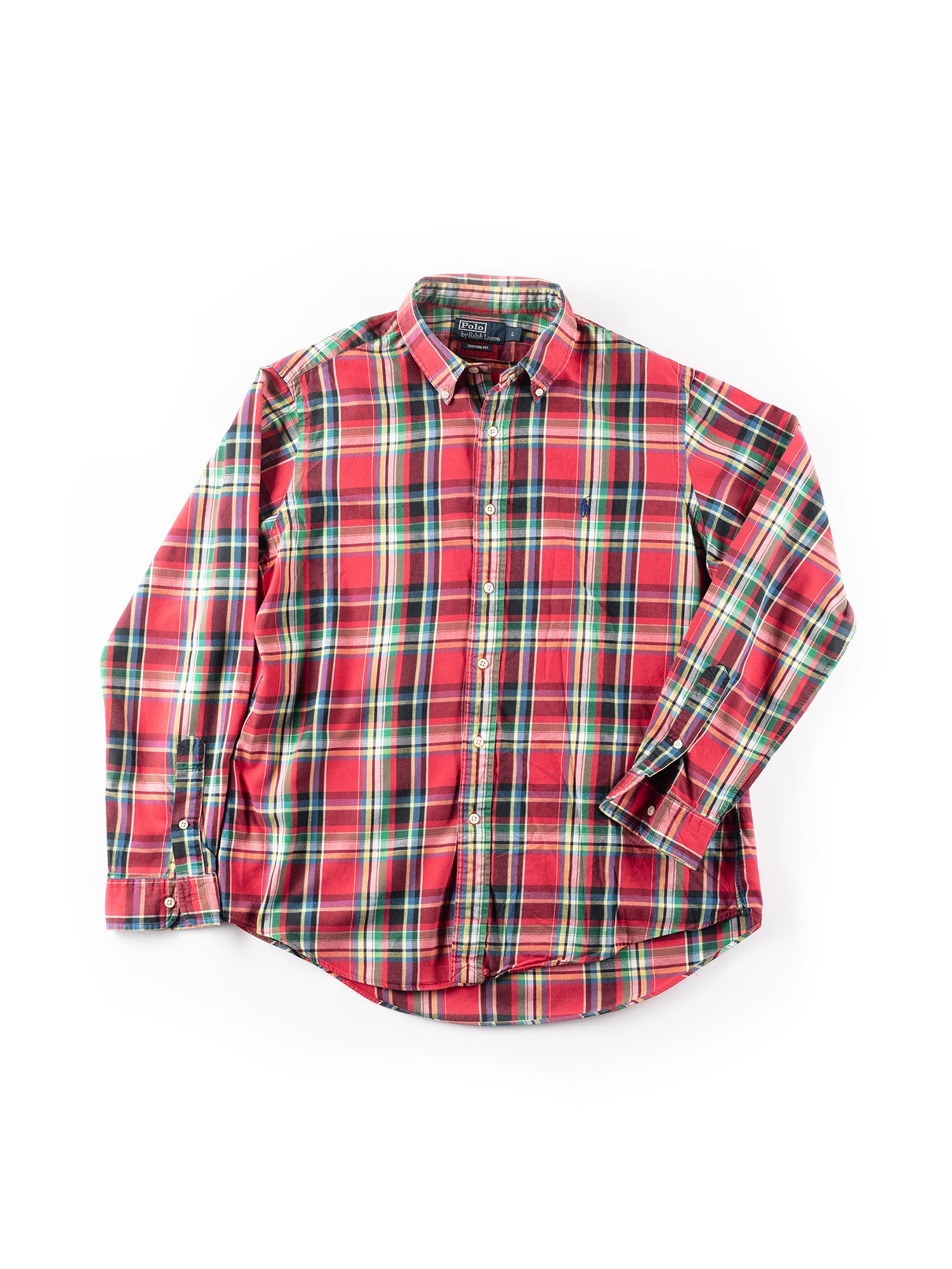 Vintage 90's Men Ralph Lauren Shirt in Red by Northern Grip