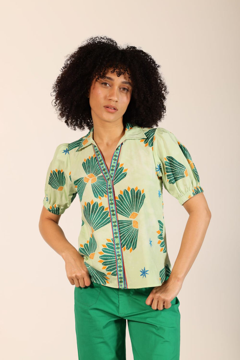 MINT SHELLS KATE TOP by Maude Vivante