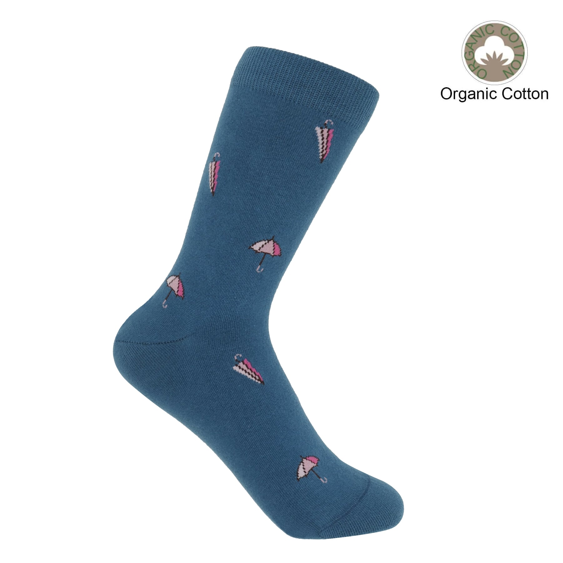 Umbrella Women's Socks - Blue by Peper Harow