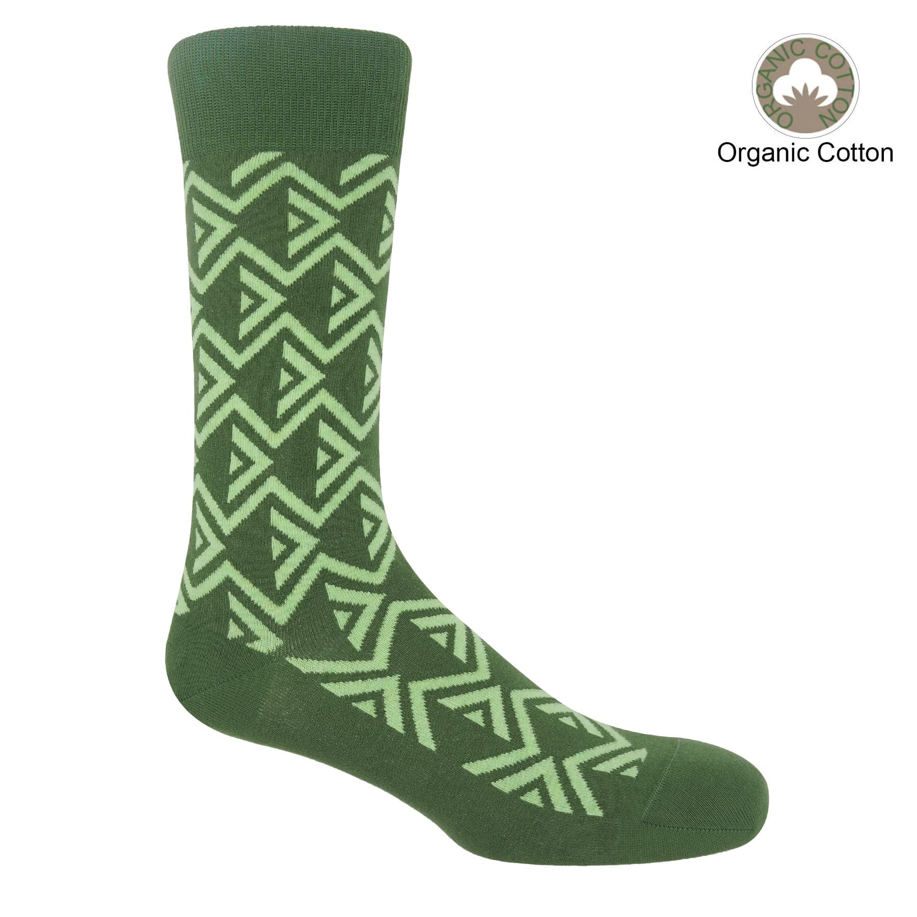 Camden Men's Socks - Green by Peper Harow