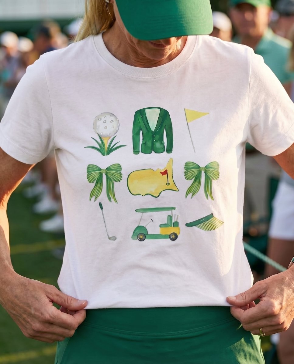 The Masters Tee Shirt by Putter Girl