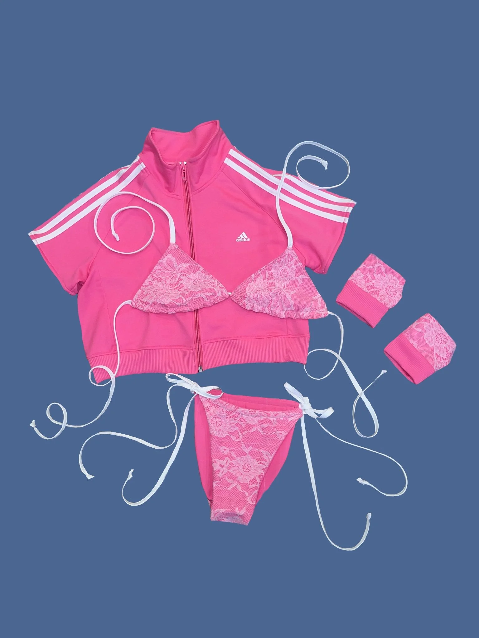 Pink shacket set by Luvsav