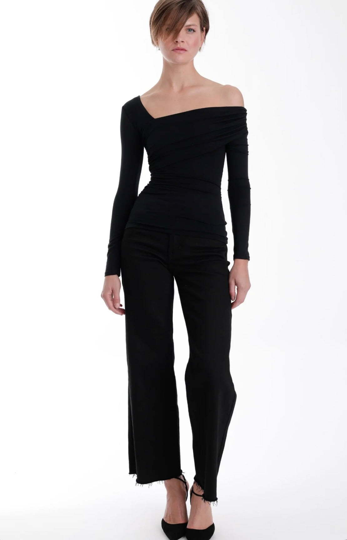 Karina Grimaldi Alex Top in Black by Sierra Deene