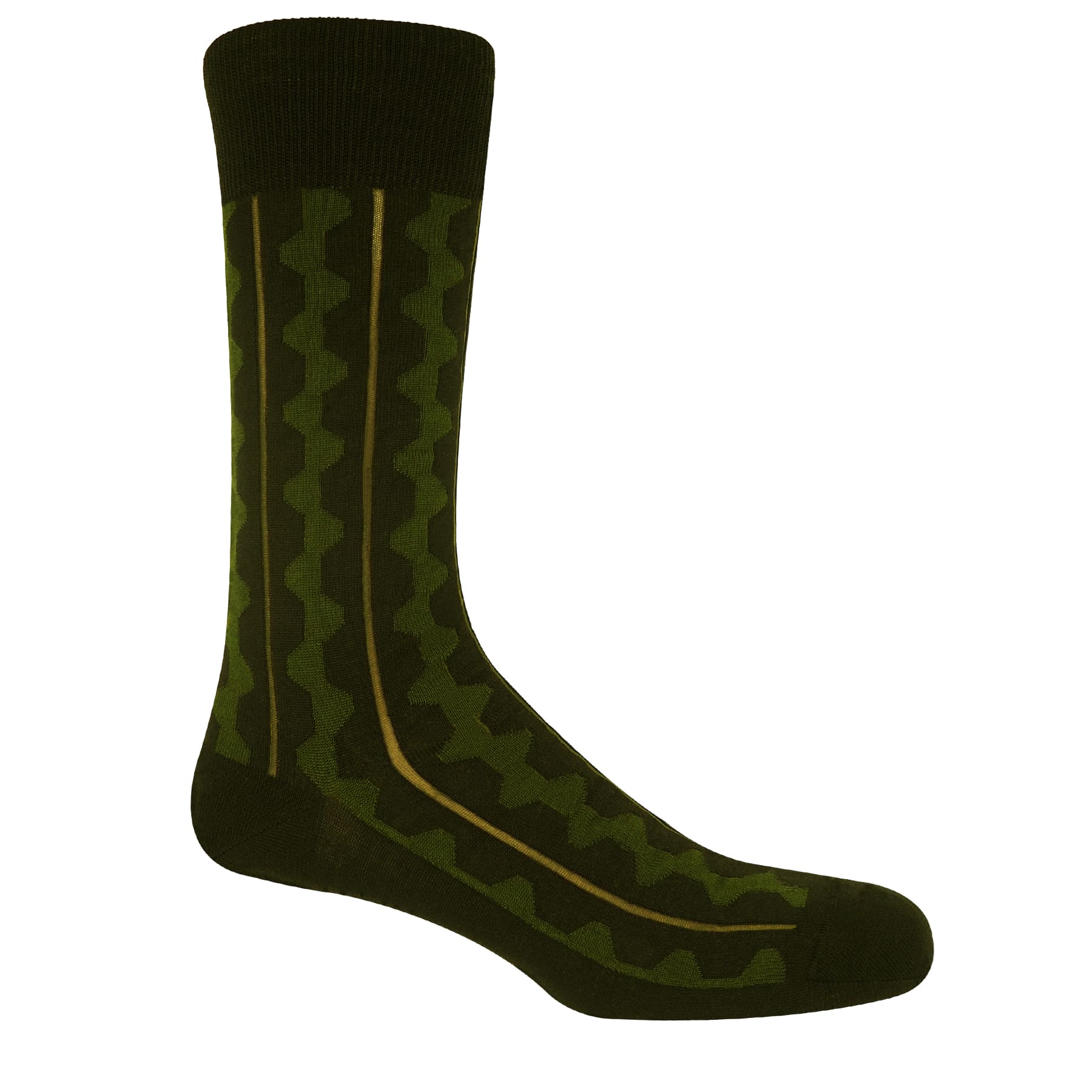 Groove Men's Socks - Olive by Peper Harow