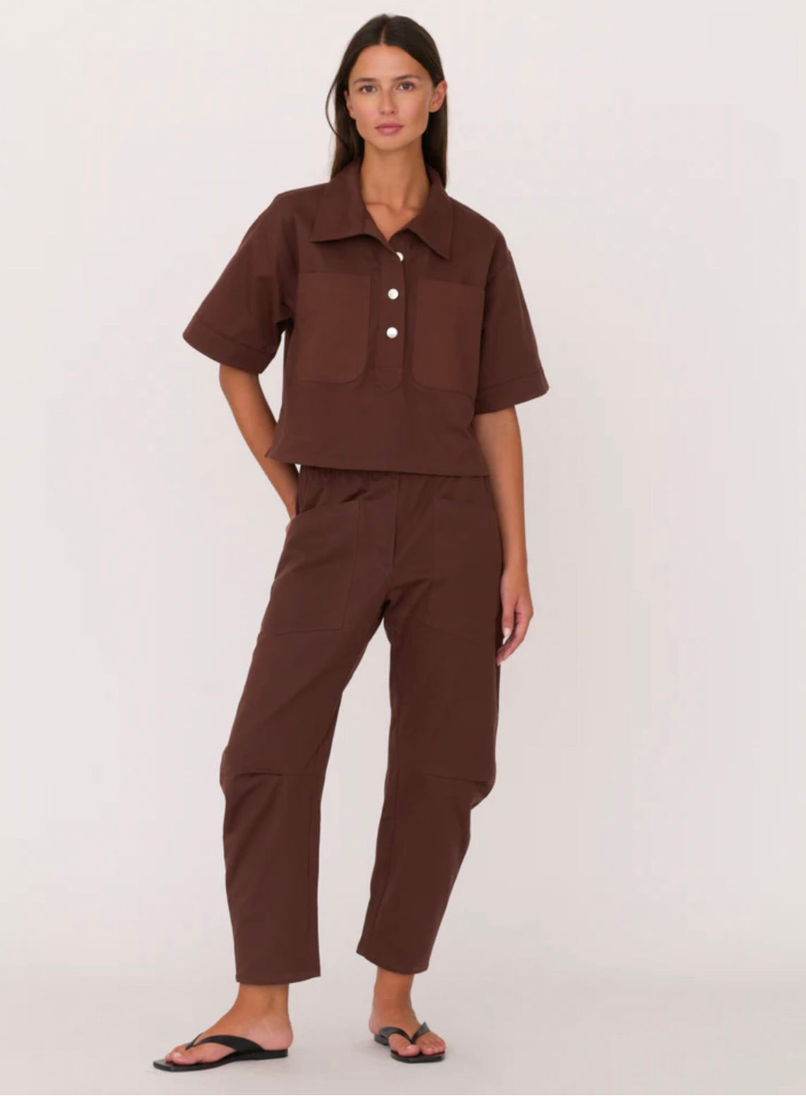 Secular The Travis Pant in Chocolate by Sierra Deene
