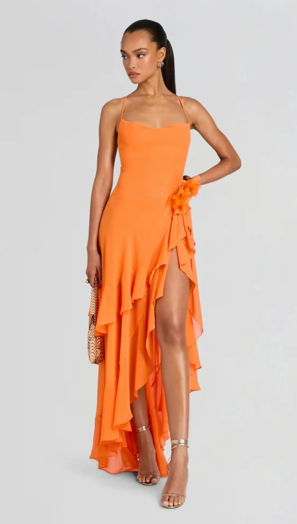 Retrofête Samara Silk Chiffon Dress in Arianzo by Sierra Deene