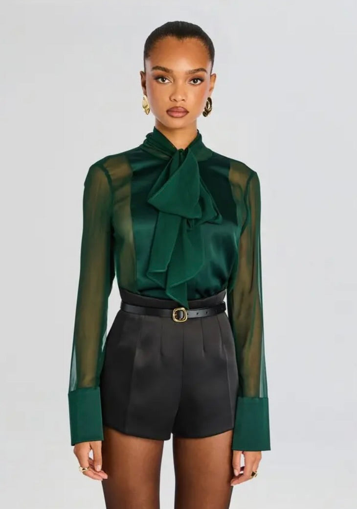 Retrofete Suri Silk Blouse by Sierra Deene