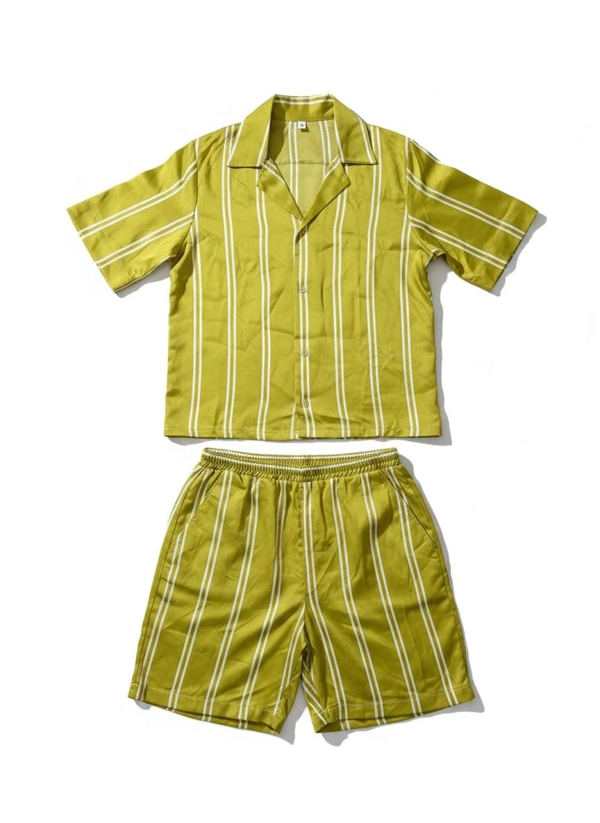 Stripe 1-of-1 custom two-piece by A2A3