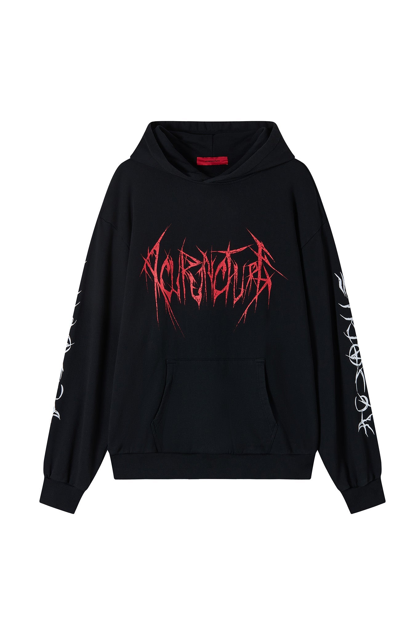 KNIFE MARK HOODIE BLACK by Acupuncture1993