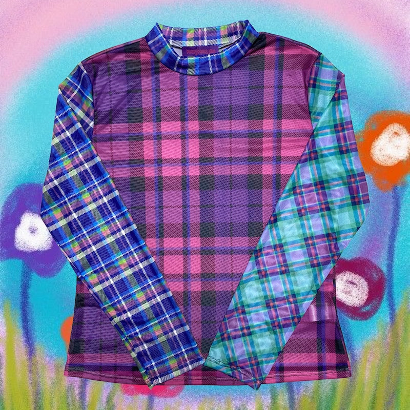 Decora Kei Mesh Base Shirt – Breathable Loose Fit – bunnybunnygun by Land Decora