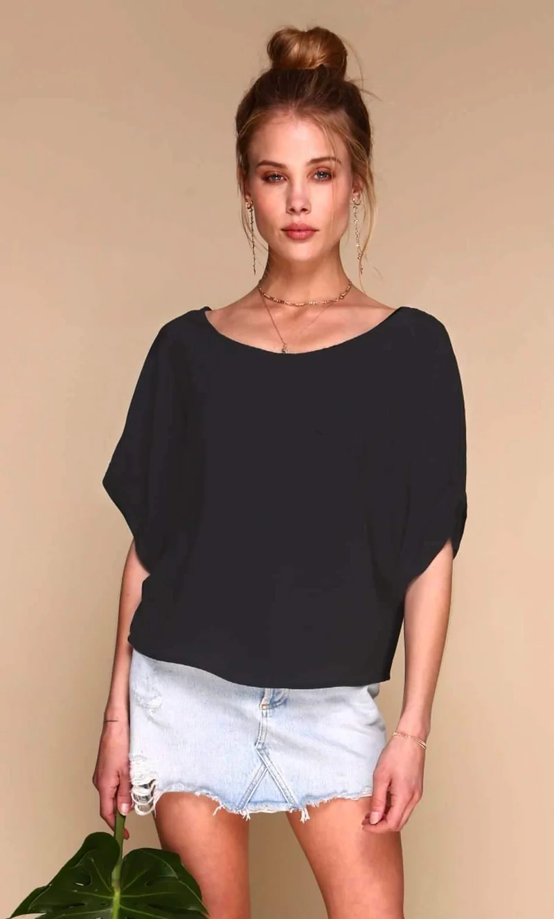 Colt Blouse | Black by Merritt Charles