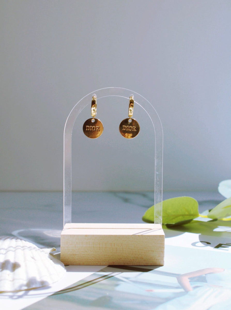 ELLE DANGLE EARRINGS IN GOLD by RAËLIV