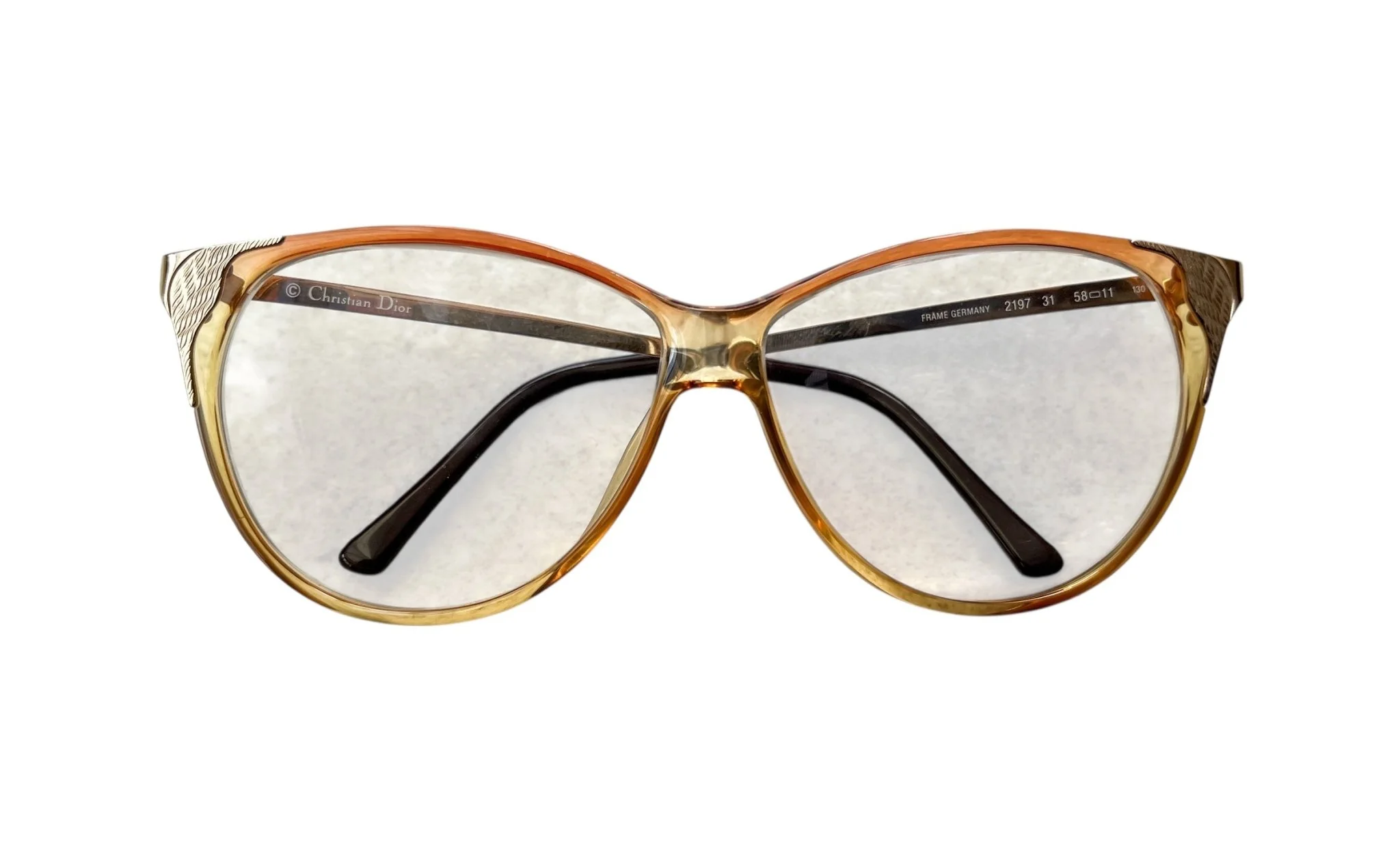 Christian Dior Lunettes Gold Accent by Ascensio Vintage