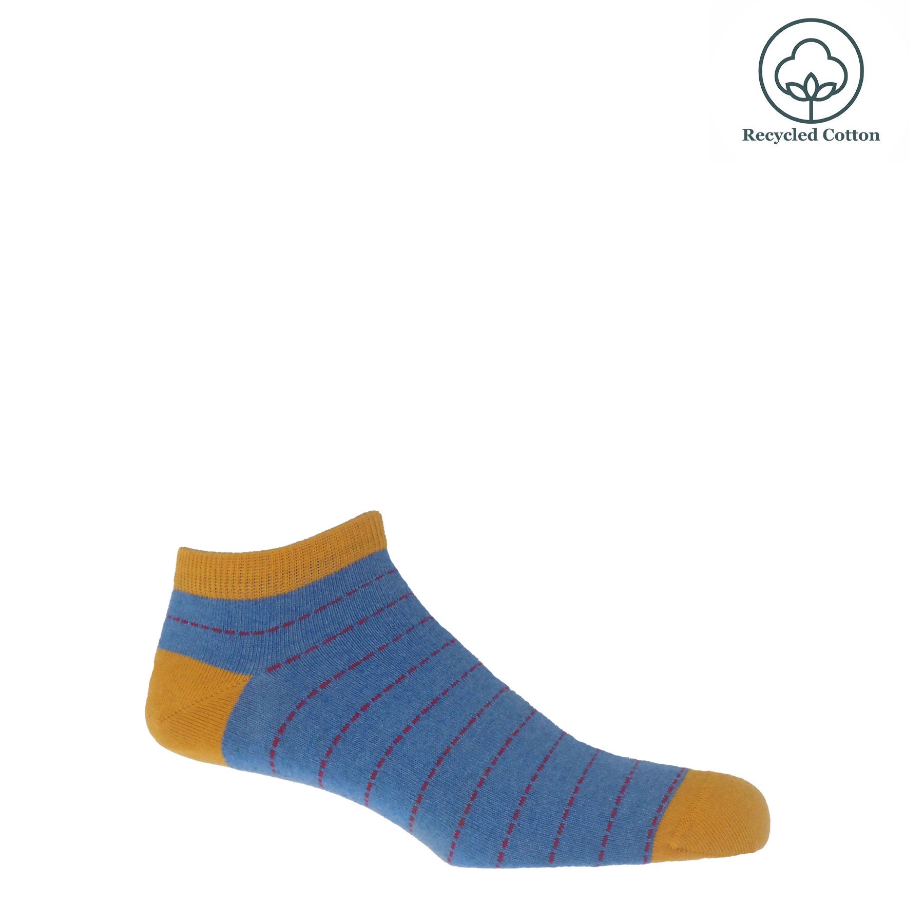 Dash Men's Trainer Socks - Blue by Peper Harow
