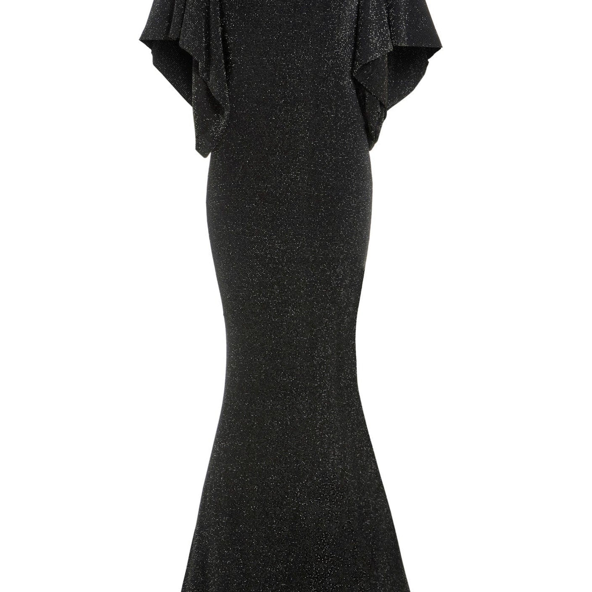 black cowl back gown – backless fishtail hem By Sarvin